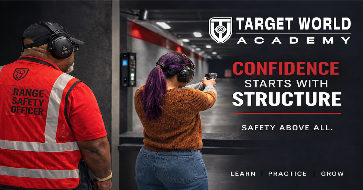 Target Training Area Target World Academy — Indoor Shooting Range & Firearms Training ...